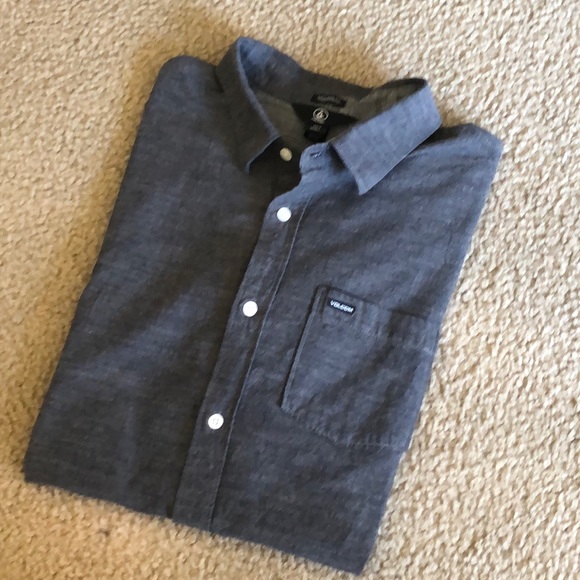 Volcom Modern Fit Button Down Shirt - Picture 10 of 10